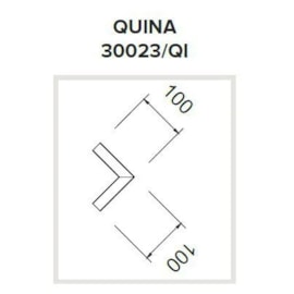 PERFIL SOBREPOR PARA FITA LED GARBO JUNÇÃO QUINA 100X100MM | USINA 30023/QI PERFIL SOBREPOR PARA FITA LED GARBO JUNÇÃO QUINA 100X100MM | USINA 30023/QI