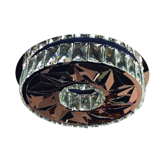 PLAFON 28CM 16W 3000K BIVOLT METAL+CRISTAL | SINDORA DCX00713 PLAFON 28CM 16W 3000K BIVOLT METAL+CRISTAL | SINDORA DCX00713