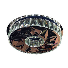 PLAFON 28CM 16W 3000K BIVOLT METAL+CRISTAL | SINDORA DCX00713 PLAFON 28CM 16W 3000K BIVOLT METAL+CRISTAL | SINDORA DCX00713