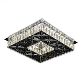 PLAFON 28CM 20W 3000K BIVOLT METAL+CRISTAL | SINDORA DCX00711 PLAFON 28CM 20W 3000K BIVOLT METAL+CRISTAL | SINDORA DCX00711