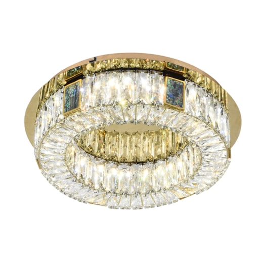 PLAFON 35×30CM 15W 3000K BIVOLT INOX+CRISTAL CHAMPAGNE | SINDORA DCX00754 PLAFON 35×30CM 15W 3000K BIVOLT INOX+CRISTAL CHAMPAGNE | SINDORA DCX00754