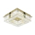 PLAFON 35×30CM 15W 3000K BIVOLT INOX+CRISTAL CHAMPAGNE | SINDORA DCX00755 PLAFON 35×30CM 15W 3000K BIVOLT INOX+CRISTAL CHAMPAGNE | SINDORA DCX00755