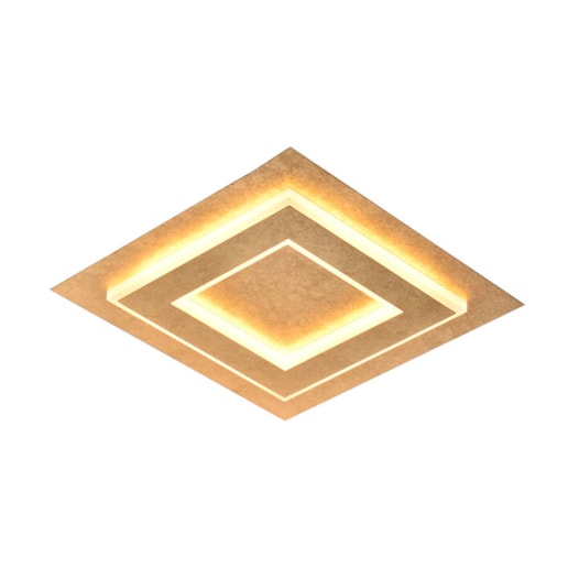 PLAFON 35CM 30W 3000K 1500LM BIVOLT METAL OURO FOLHA | SINDORA DCX015054 PLAFON 35CM 30W 3000K 1500LM BIVOLT METAL OURO FOLHA | SINDORA DCX015054
