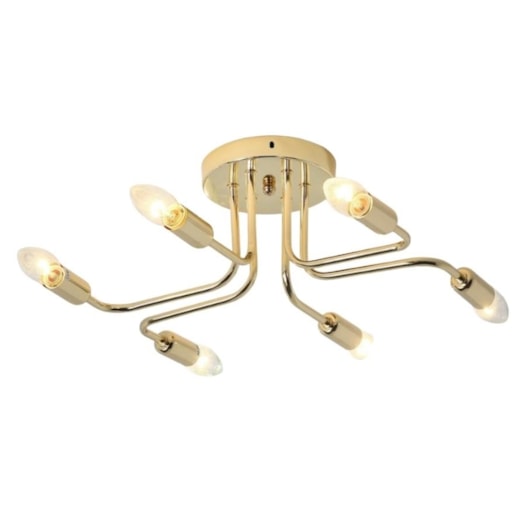 PLAFON 54×43×16CM E14X6, METAL DOURADO | SINDORA DCX01322-6-E14 PLAFON 54×43×16CM E14X6, METAL DOURADO | SINDORA DCX01322-6-E14