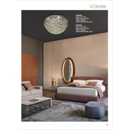 PLAFON 60×34CM 55W 3000K BIVOLT INOX+CRISTAL BRONZE | SINDORA DCX00201 PLAFON 60×34CM 55W 3000K BIVOLT INOX+CRISTAL BRONZE | SINDORA DCX00201