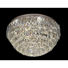 PLAFON 60×34CM 55W 3000K BIVOLT INOX+CRISTAL BRONZE | SINDORA DCX00201 PLAFON 60×34CM 55W 3000K BIVOLT INOX+CRISTAL BRONZE | SINDORA DCX00201