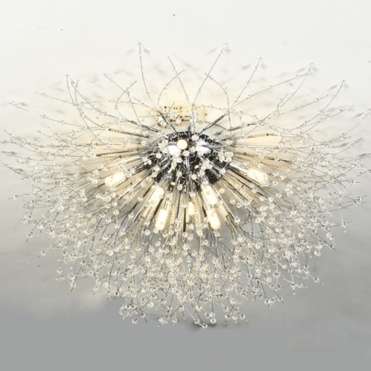 PLAFON 70CM G9X12, METAL+CRISTAL CROMADO | SINDORA DCX00782 PLAFON 70CM G9X12, METAL+CRISTAL CROMADO | SINDORA DCX00782