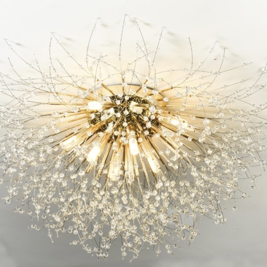 PLAFON 70CM G9x12, METAL+CRISTAL DOURADO | SINDORA DCX00781 PLAFON 70CM G9x12, METAL+CRISTAL DOURADO | SINDORA DCX00781