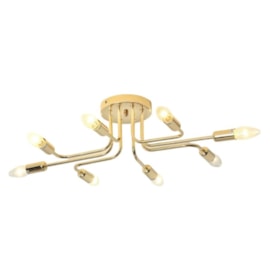 PLAFON 78×56×16CM E14X8, METAL DOURADO | SINDORA DCX01322-8-E14 PLAFON 78×56×16CM E14X8, METAL DOURADO | SINDORA DCX01322-8-E14