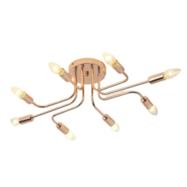 PLAFON 78×56×16CM E14X8, METAL ROSE | SINDORA DCX01321-8-E14 PLAFON 78×56×16CM E14X8, METAL ROSE | SINDORA DCX01321-8-E14