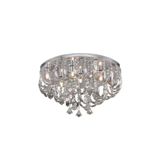 PLAFON ARCOS DE CRISTAL METAL E CRISTAL TRANSPARENTE 7XG9 | HEVVY 0579 SL-93779/C7 PLAFON ARCOS DE CRISTAL METAL E CRISTAL TRANSPARENTE 7XG9 | HEVVY 0579 SL-93779/C7