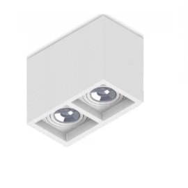 PLAFON BOXIT DUPLO AR111 BRANCO 318X165X130MM | SAVEENERGY SE-385.2596 PLAFON BOXIT DUPLO AR111 BRANCO 318X165X130MM | SAVEENERGY SE-385.2596