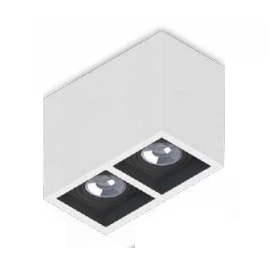 PLAFON BOXIT DUPLO AR111 BRANCO RECUO PRETO 318X165X130MM | SAVEENERGY SE-385.2606 PLAFON BOXIT DUPLO AR111 BRANCO RECUO PRETO 318X165X130MM | SAVEENERGY SE-385.2606
