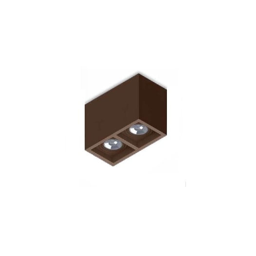 PLAFON BOXIT DUPLO AR70 MARROM 240X127X13MM | SAVEENERGY SE-385.2580 PLAFON BOXIT DUPLO AR70 MARROM 240X127X13MM | SAVEENERGY SE-385.2580