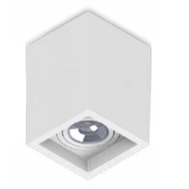 PLAFON BOXIT MR16/DICROICA BRANCO 96X96X130MM | SAVEENERGY SE-385.2547