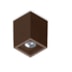 PLAFON BOXIT MR16/DICROICA MARROM 96X96X130MM | SAVEENERGY SE-385.2555 PLAFON BOXIT MR16/DICROICA MARROM 96X96X130MM | SAVEENERGY SE-385.2555