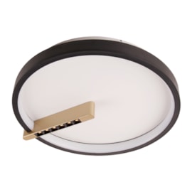 PLAFON BYTE REDONDO PRETO + DOURADO 590X75 LED 60W+12W 3000K 4680LM BIVOLT | USINA IMPORTS UI20121/60PTDR PLAFON BYTE REDONDO PRETO + DOURADO 590X75 LED 60W+12W 3000K 4680LM BIVOLT | USINA IMPORTS UI20121/60PTDR