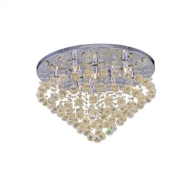 PLAFON CASCATA METAL E CRISTAL CHAMPANHE 8XG9 | HEVVY 0607 SL-93127XL/C8 CHP PLAFON CASCATA METAL E CRISTAL CHAMPANHE 8XG9 | HEVVY 0607 SL-93127XL/C8 CHP