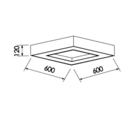 PLAFON CHESS  600X600MM  | NEWLINE - 172 PLAFON CHESS  600X600MM  | NEWLINE - 172
