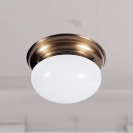 PLAFON COLONIAL Ø 27CM LATÃO | GOLDEN-ART T152LT PLAFON COLONIAL Ø 27CM LATÃO | GOLDEN-ART T152LT