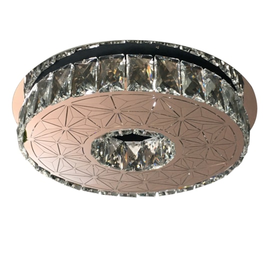 PLAFON CRISTAL45CM 36W 3000K 4000K 6000K CONTROLE, BIVOLT METAL+CRISTAL | SINDORA DCX00193 PLAFON CRISTAL45CM 36W 3000K 4000K 6000K CONTROLE, BIVOLT METAL+CRISTAL | SINDORA DCX00193