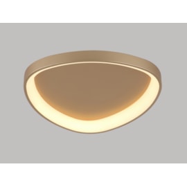 PLAFON DAMA DOURADO 52W 3000K 3900lm BIVOLT 620MM | SL ILUMINAÇÃO 479