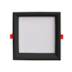 PLAFON DE EMBUTIR LOW FRAME 3000K 18W 17x17x2CM ALUMÍNIO PRETO | BELLA ILUMINAÇÃO DLD018QB