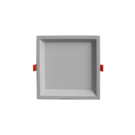 PLAFON DE EMBUTIR LOW FRAME BRANCO 17X17X2CM 1X18W 3000K | BELLA ILUMINAÇÃO DLD018Q PLAFON DE EMBUTIR LOW FRAME BRANCO 17X17X2CM 1X18W 3000K | BELLA ILUMINAÇÃO DLD018Q