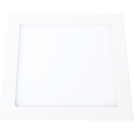 PLAFON DE EMBUTIR SMART QUADRADO 3000K 18W 22,5x22,5x1CM ALUMÍNIO E ACRÍLICO BRANCO | BELLA ILUMINAÇÃO DL088WW