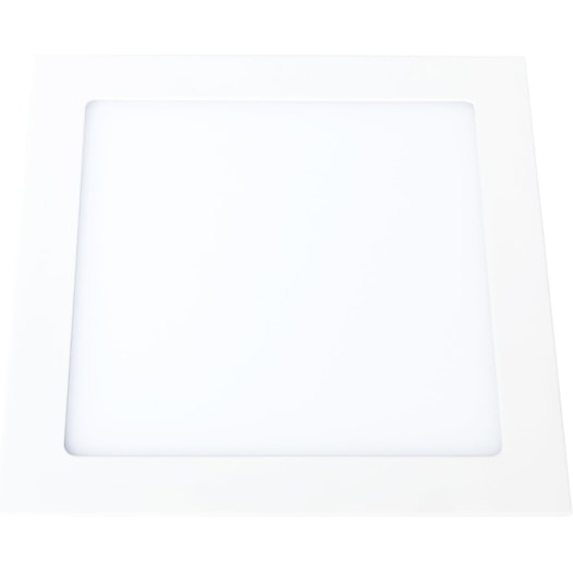 PLAFON DE EMBUTIR SMART QUADRADO 3000K 18W 22,5x22,5x1CM ALUMÍNIO E ACRÍLICO BRANCO | BELLA ILUMINAÇÃO DL088WW