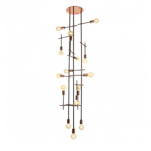 PLAFON DE SOBREPOR 15XE27 193X64CM METAL | OLD ARTISAN PLF-5171 PLAFON DE SOBREPOR 15XE27 193X64CM METAL | OLD ARTISAN PLF-5171