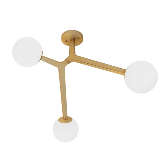 PLAFON DE SOBREPOR COLLI DOURADO E BRANCO | STUDIOLUCE PL1609DO PLAFON DE SOBREPOR COLLI DOURADO E BRANCO | STUDIOLUCE PL1609DO