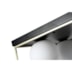 PLAFON DE SOBREPOR CUBO GLOBO QUADRADO CHAMPANHE E PRETO | NORDECOR 2254