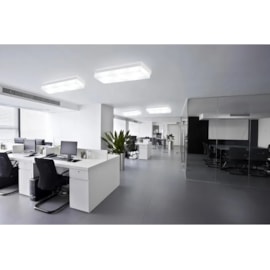 PLAFON DE SOBREPOR FLUTUA QUADRADO 47X47CM ALUMÍNIO E ACRÍLICO | USINA 3900/46 PLAFON DE SOBREPOR FLUTUA QUADRADO 47X47CM ALUMÍNIO E ACRÍLICO | USINA 3900/46