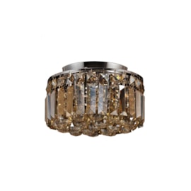 PLAFON DE SOBREPOR KRI METAL E CRISTAL CROMADO E ÂMBAR | BELLA ILUMINAÇÃO HU1102A PLAFON DE SOBREPOR KRI METAL E CRISTAL CROMADO E ÂMBAR | BELLA ILUMINAÇÃO HU1102A