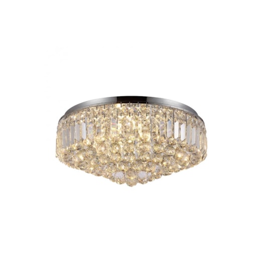PLAFON DE SOBREPOR KRI METAL E CRISTAL CROMADO E TRANSPARENTE 9XG9 | BELLA ILUMINAÇÃO HU1104 PLAFON DE SOBREPOR KRI METAL E CRISTAL CROMADO E TRANSPARENTE 9XG9 | BELLA ILUMINAÇÃO HU1104