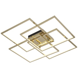 PLAFON DE SOBREPOR LED 3000K 103W BIVOLT 82X82X12CM INOX E SILICONE CHAMPANHE | SINDORA ILUMINAÇÃO DCX01266 PLAFON DE SOBREPOR LED 3000K 103W BIVOLT 82X82X12CM INOX E SILICONE CHAMPANHE | SINDORA ILUMINAÇÃO DCX01266