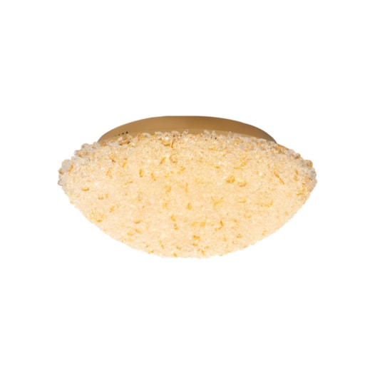 PLAFON DE SOBREPOR LED 3000K 24W BIVOLT DOURADO | NORDECOR 2768
