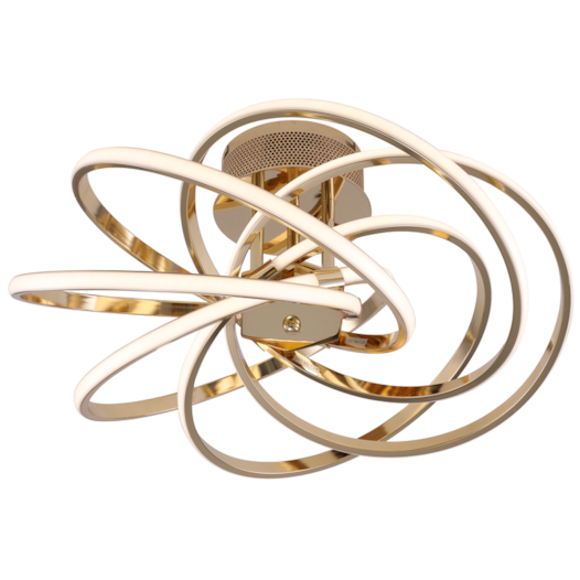 PLAFON DE SOBREPOR LED 3500K 43W BIVOLT Ø56CM ALUMÍNIO E SILICONE DOURADO | SINDORA ILUMINAÇÃO DCX01232 PLAFON DE SOBREPOR LED 3500K 43W BIVOLT Ø56CM ALUMÍNIO E SILICONE DOURADO | SINDORA ILUMINAÇÃO DCX01232