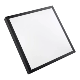 PLAFON DE SOBREPOR LED ALPHA QUADRADO MULTITEMPERATURA 60W BIVOLT 38X38CM PRETO | SL ILUMINAÇÃO 2080-366 PLAFON DE SOBREPOR LED ALPHA QUADRADO MULTITEMPERATURA 60W BIVOLT 38X38CM PRETO | SL ILUMINAÇÃO 2080-366