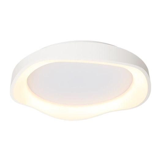 PLAFON DE SOBREPOR LED AMARÉ REDONDO 3000K 60W BIVOLT Ø62X10CM METAL E ACRÍLICO BRANCO | USINA IMPORTS UI20180/60BT PLAFON DE SOBREPOR LED AMARÉ REDONDO 3000K 60W BIVOLT Ø62X10CM METAL E ACRÍLICO BRANCO | USINA IMPORTS UI20180/60BT