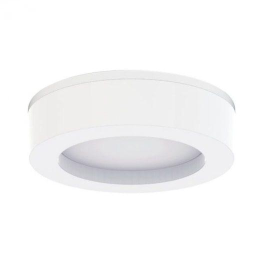 PLAFON DE SOBREPOR LED AURA MICRO REDONDO BIVOLT BRANCO 11W 4000K | INTERLIGHT 4260-N