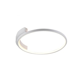 PLAFON DE SOBREPOR LED BAMBOLÊ REDONDO 3000K 24W BIVOLT Ø40X6CM METAL E SILICONE BRANCO | BELLA ILUMINAÇÃO FO026SW PLAFON DE SOBREPOR LED BAMBOLÊ REDONDO 3000K 24W BIVOLT Ø40X6CM METAL E SILICONE BRANCO | BELLA ILUMINAÇÃO FO026SW