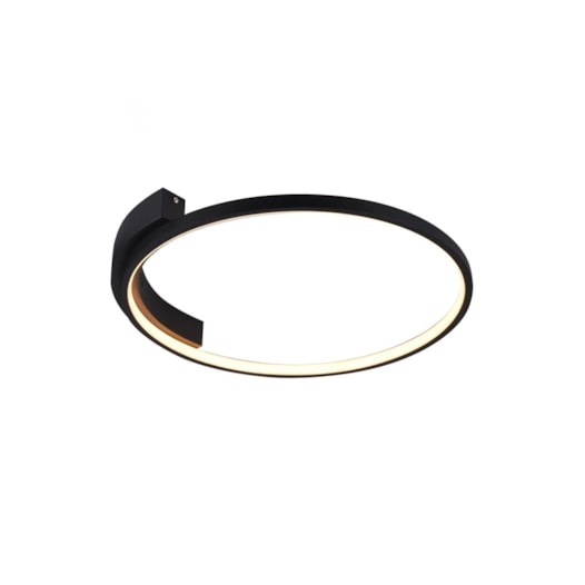 PLAFON DE SOBREPOR LED BAMBOLÊ REDONDO 3000K 30W BIVOLT Ø50X6CM METAL E SILICONE PRETO | BELLA ILUMINAÇÃO FO026LB PLAFON DE SOBREPOR LED BAMBOLÊ REDONDO 3000K 30W BIVOLT Ø50X6CM METAL E SILICONE PRETO | BELLA ILUMINAÇÃO FO026LB