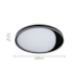 PLAFON DE SOBREPOR LED BENN REDONDO 3000K 29W BIVOLT Ø45X8CM POLICARBONATO PRETO | NORDECOR 2344