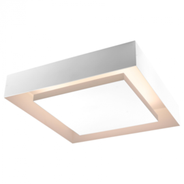 PLAFON DE SOBREPOR LED CAVITY 3000K 24W BIVOLT 35X35X8CM METAL BRANCO | SPOTLINE 1059/35-3000K