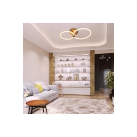 PLAFON DE SOBREPOR LED CIRCOLO METAL E ACRÍLICO DOURADO E BRANCO BIVOLT 3000K | BELLA ILUMINAÇÃO BB021 PLAFON DE SOBREPOR LED CIRCOLO METAL E ACRÍLICO DOURADO E BRANCO BIVOLT 3000K | BELLA ILUMINAÇÃO BB021