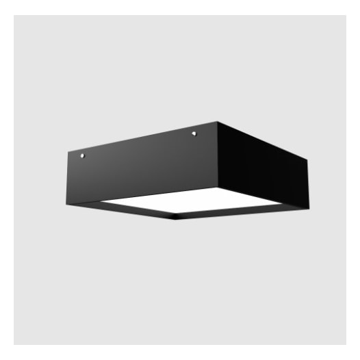 PLAFON DE SOBREPOR LED CLEAN QUADRADO 2700K BIVOLT 30X30X12CM MADEIRA E ACRÍLICO | ACCORD 573LED