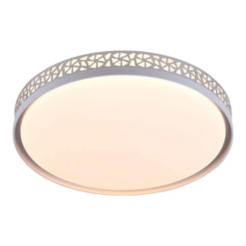 PLAFON DE SOBREPOR LED DELTA REDONDO 3000K 36W BIVOLT Ø50X9CM METAL E ACRÍLICO BRANCO | USINA IMPORTS UI20295/50BT PLAFON DE SOBREPOR LED DELTA REDONDO 3000K 36W BIVOLT Ø50X9CM METAL E ACRÍLICO BRANCO | USINA IMPORTS UI20295/50BT