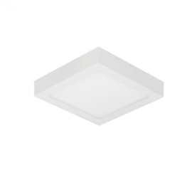 PLAFON DE SOBREPOR LED ECO QUADRADO 4000K 12W BIVOLT 16,1X16,1X3CM POLICARBONATO BRANCO | STELLA STH21962Q/40